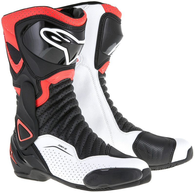 Alpinestars SMX-6 V2 Black Red White Boots