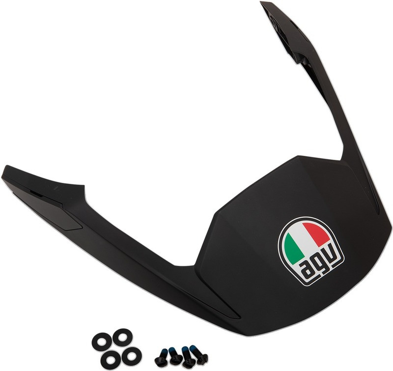 AGV AX9 Peak - Short Matte Black