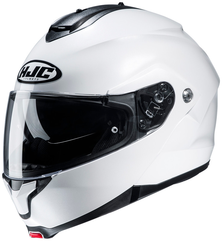 HJC C91 Matte Pearl White Helmet
