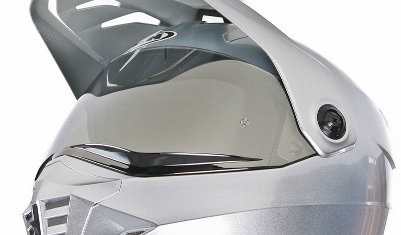 HJC HJ-27 Shield Iridium Silver for DS-X1