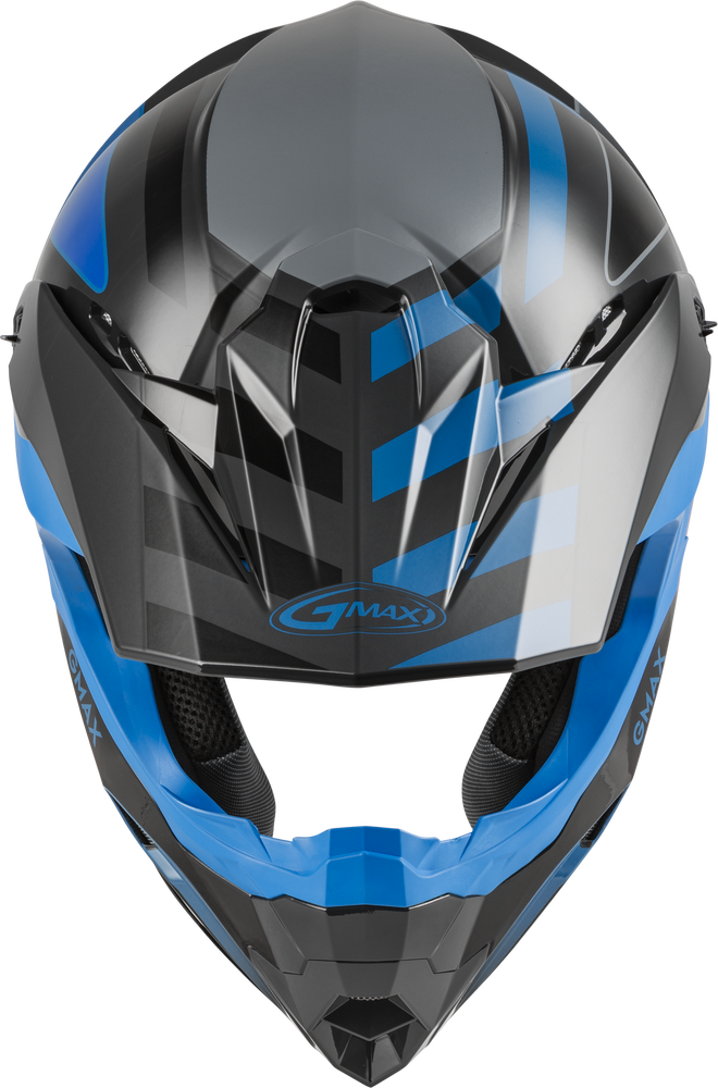 Gmax MX-86 OFF-Road Fame Helmet Dark Grey Blue Black