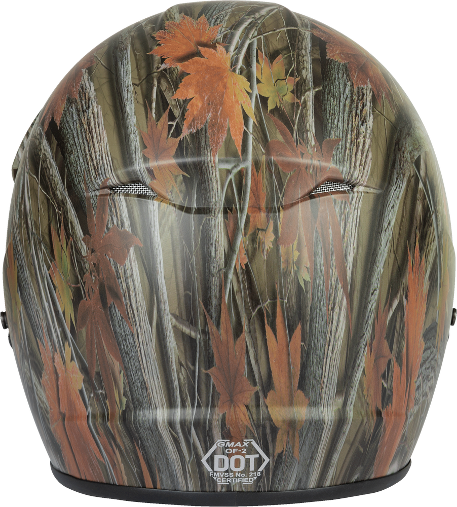 Gmax OF-2 Open-Face Helmet Leaf Camo