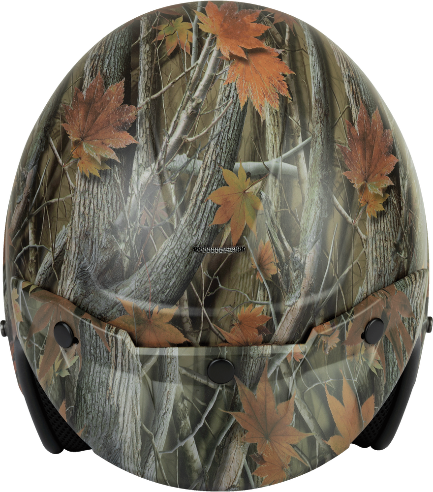 Gmax OF-2 Open-Face Helmet Leaf Camo