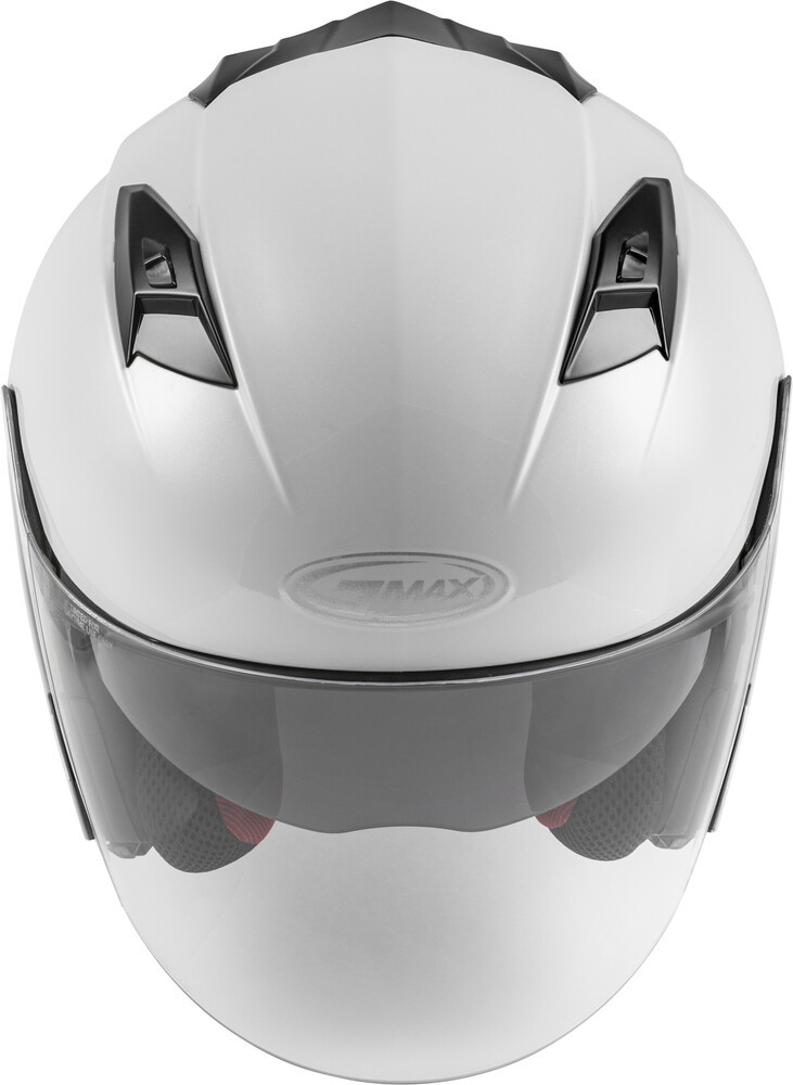 Gmax OF-77 Open-Face 2021 Helmet Pearl White