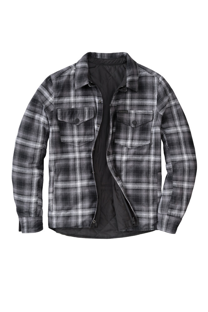 Scorpion EXO Morpheus Reversable Jacket Black Plaid Grey
