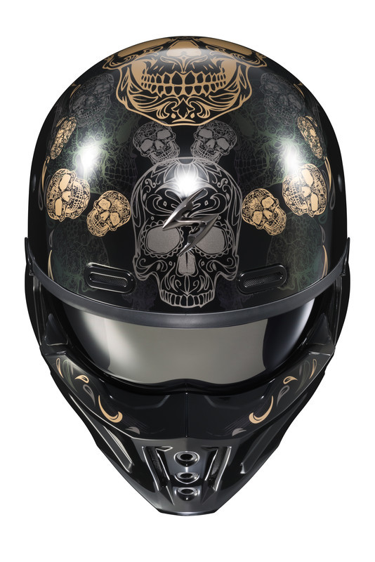 Scorpion EXO Covert X Open Face Helmet Kalavera - Speed Addicts