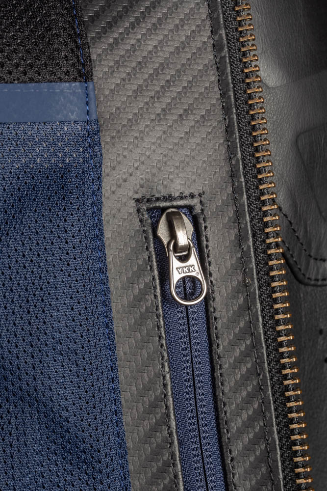 Klim Sixxer Leather Jacket Gunmetal Black