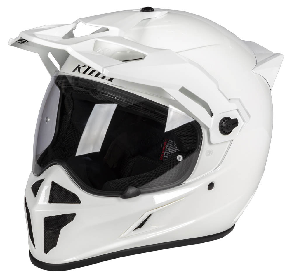 Klim Krios Helmet ECE/DOT Gloss White - Speed Addicts