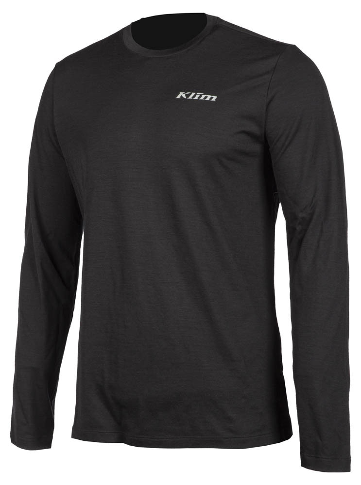 Klim Teton Mens Merino Wool LS Shirt Black