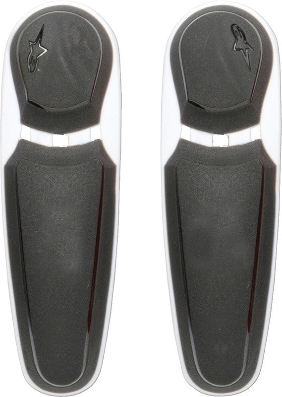 Alpinestars Toe Sliders White Black SMX Plus 2011 & 2012