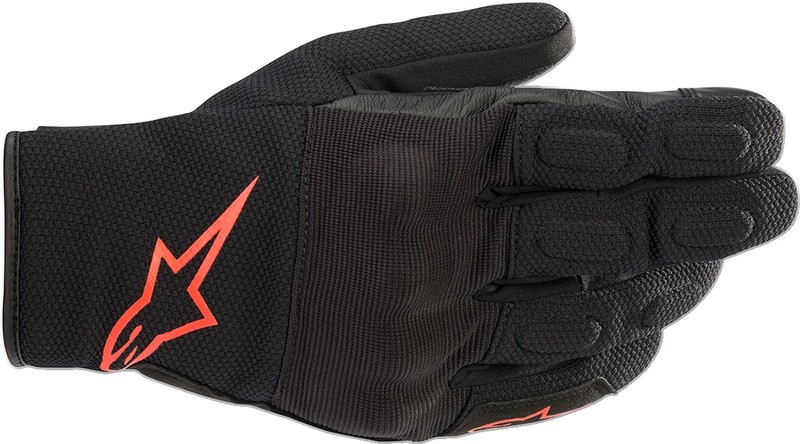 Alpinestars S-MAX Drystar Black Red Gloves