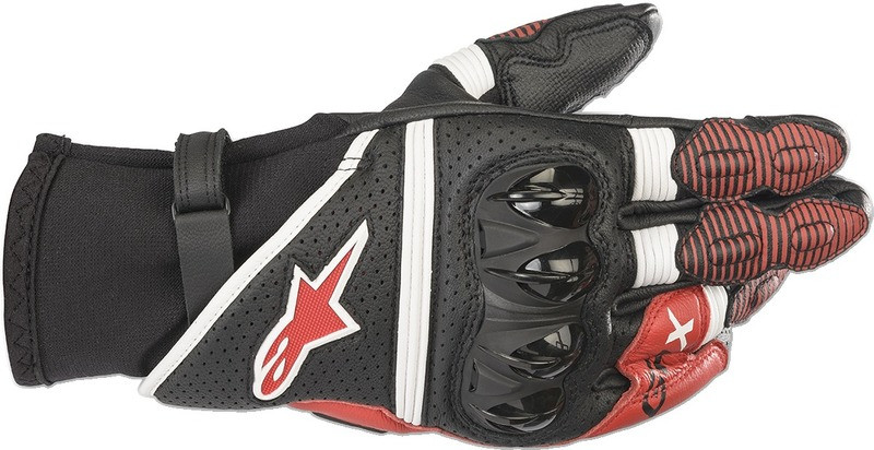 Alpinestars GPX V2 Black White Red Gloves