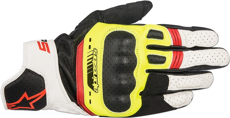 Alpinestars SP-5 Black Yellow White Red Gloves
