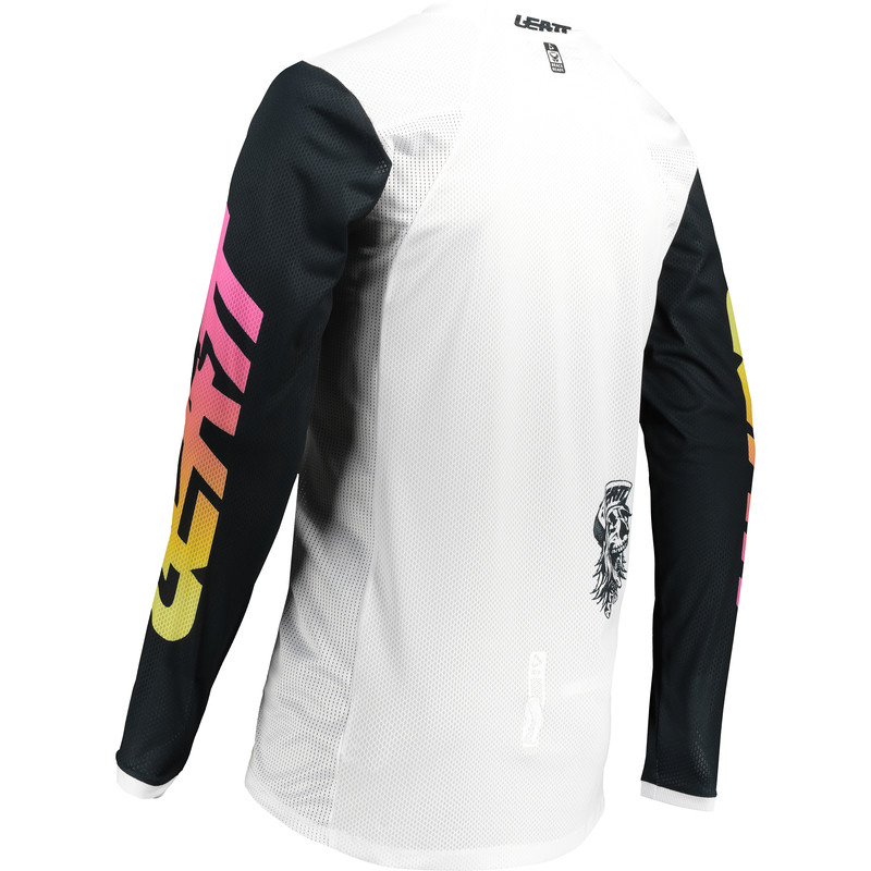 Leatt Moto 4.5 Lite Skull White Jersey