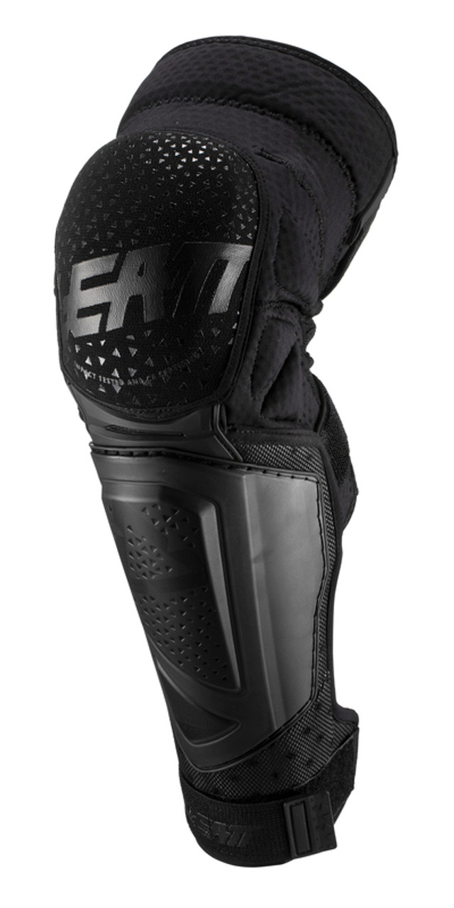 Leatt 3DF Hybrid EXT Black Knee & Shin Guard Armor - Speed Addicts