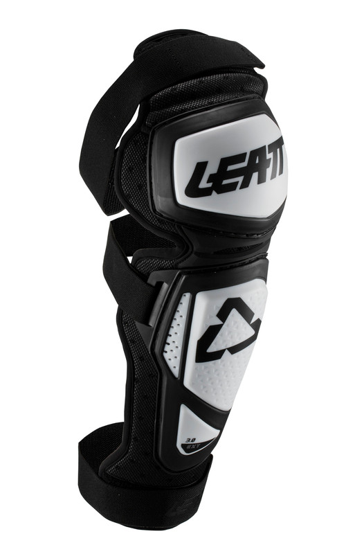 Leatt 3.0 EXT White Black Knee & Shin Guard Armor