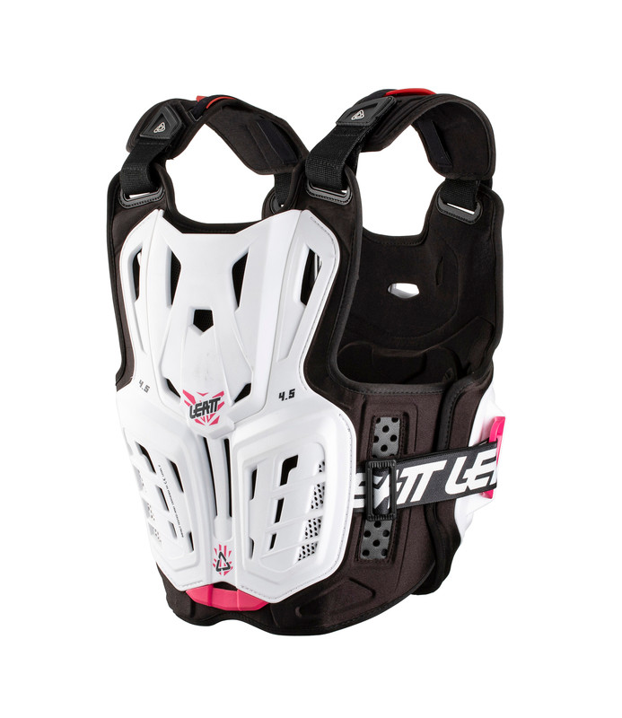 Leatt 4.5 Jacki White Pink Chest Protector size Adult
