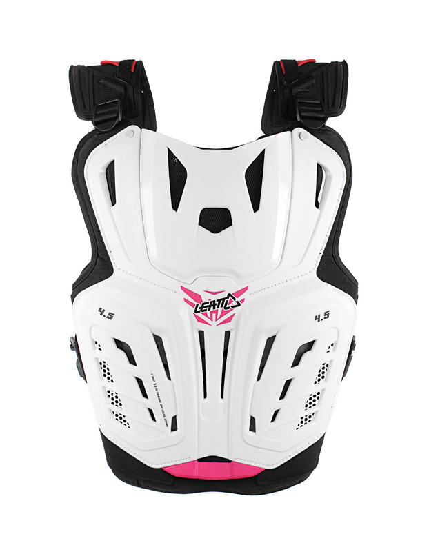 Leatt 4.5 Jacki White Pink Chest Protector size Adult