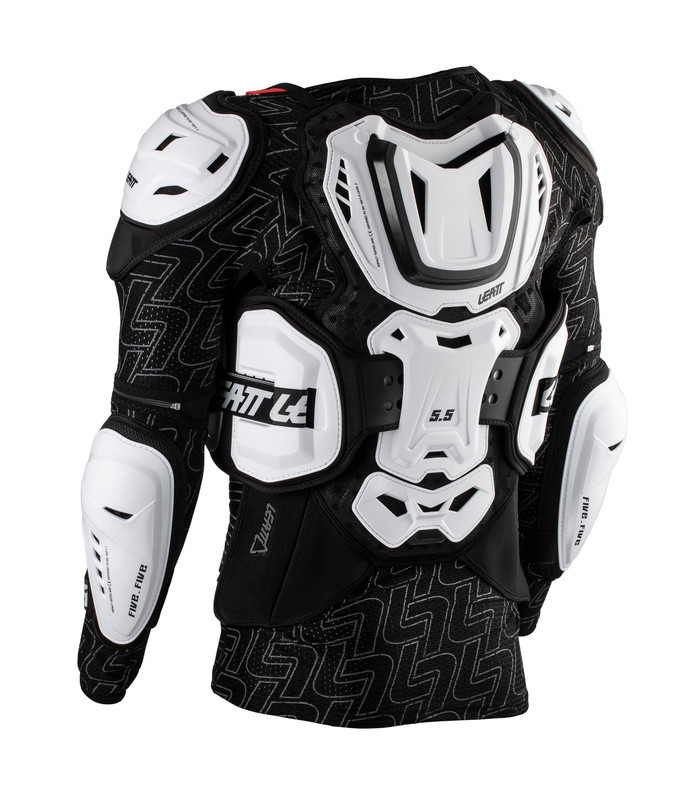 Leatt 5.5 White Body Protector Armor