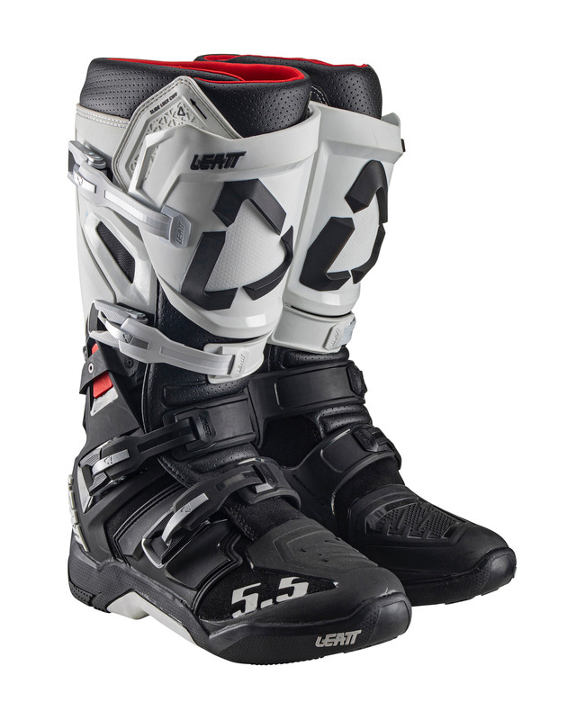 Leatt Moto 5.5 FlexLock Black White Boots