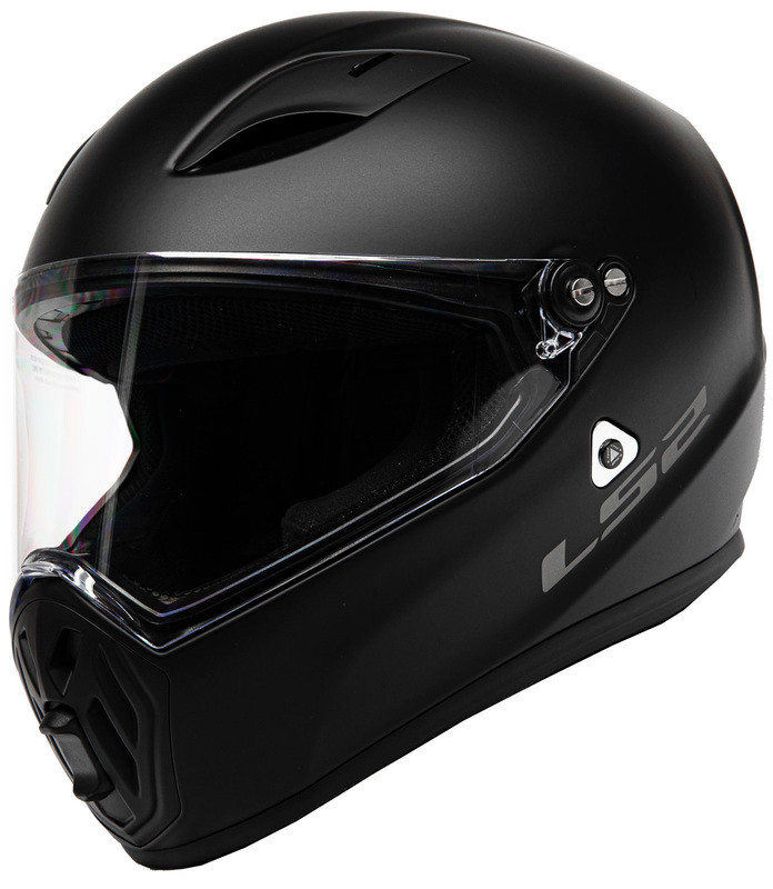 LS2 Street Fighter Solid Matte Black Helmet
