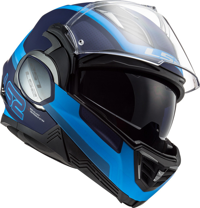 LS2 Valiant II Orbit Matte Blue Helmet