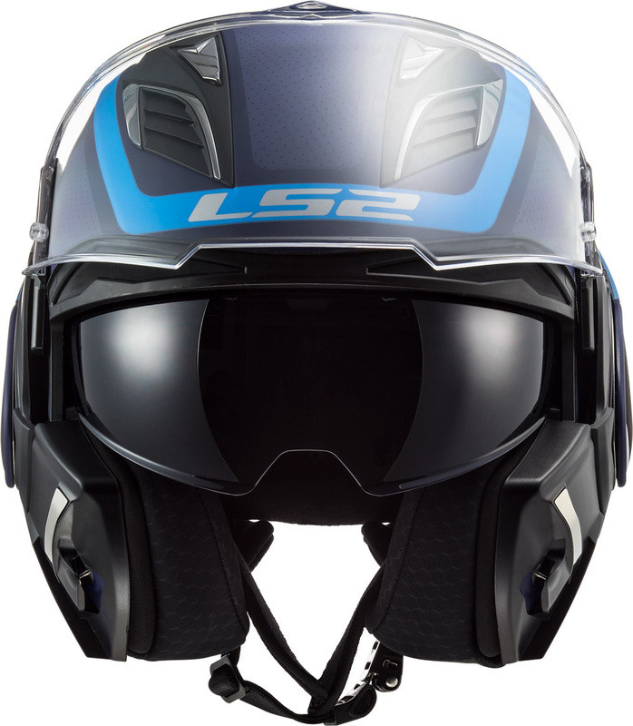 LS2 Valiant II Orbit Matte Blue Helmet - Speed Addicts