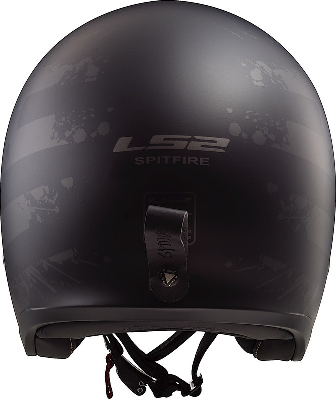 LS2 Spitfire Black Flag Matte Helmet