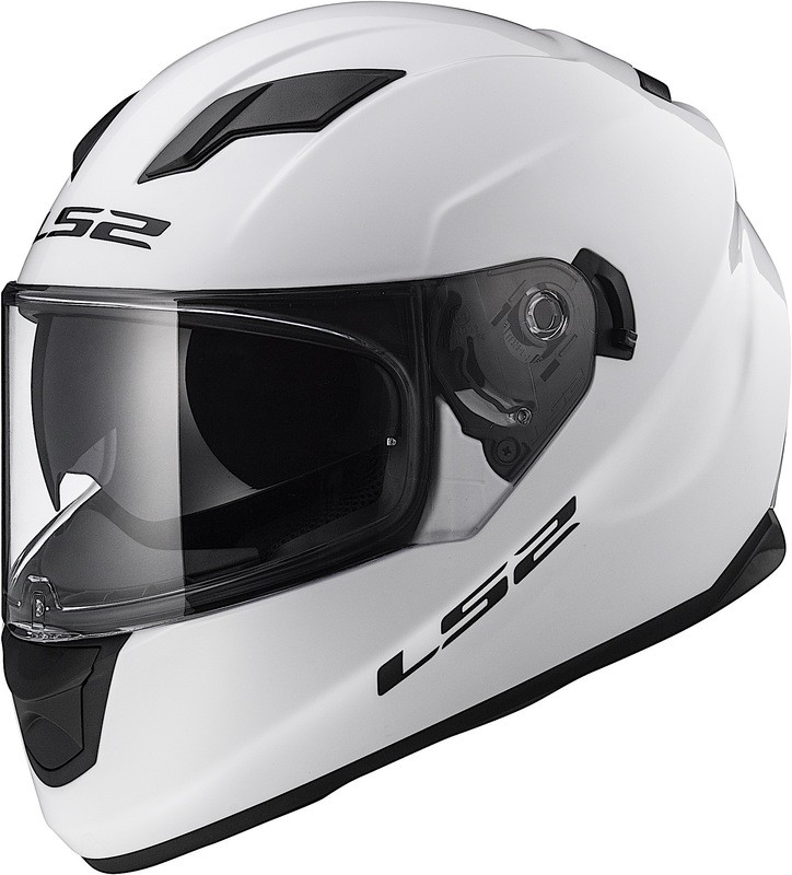 LS2 Stream Solid Gloss White Helmet