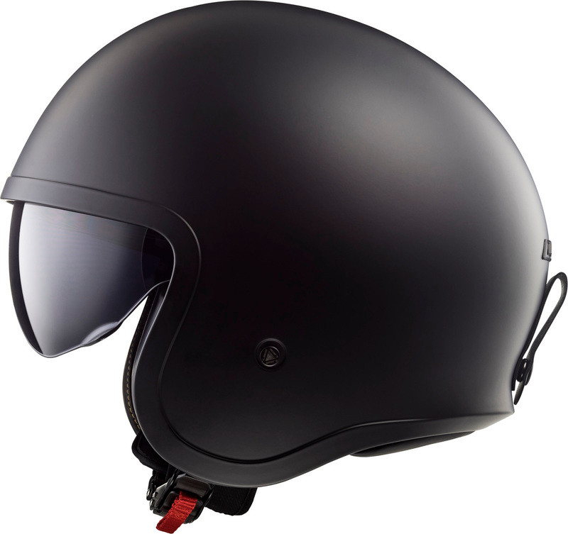 LS2 Spitfire Solid Matte Black Helmet