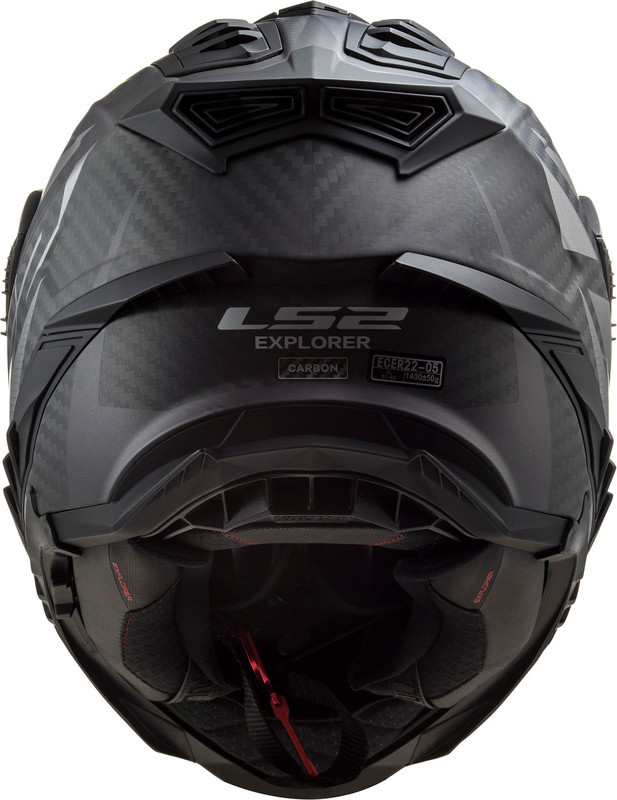 LS2 Explorer Focus Matte Titanium Yellow Helmet