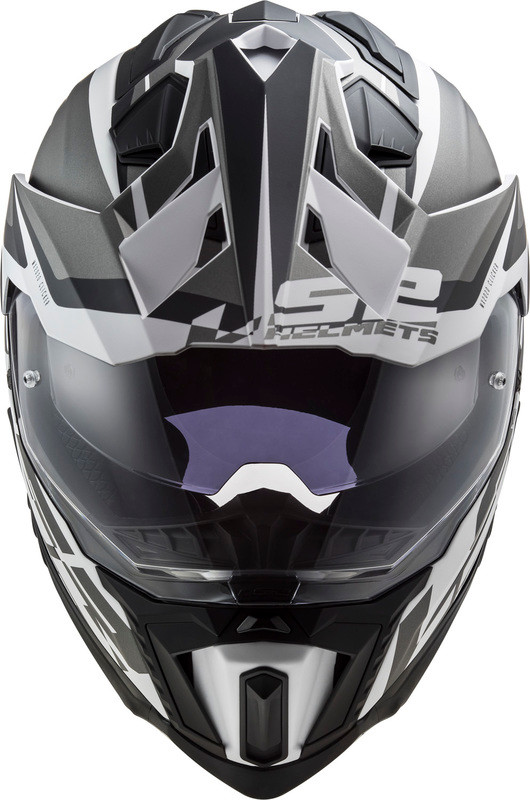 LS2 Explorer Alter Black White Helmet