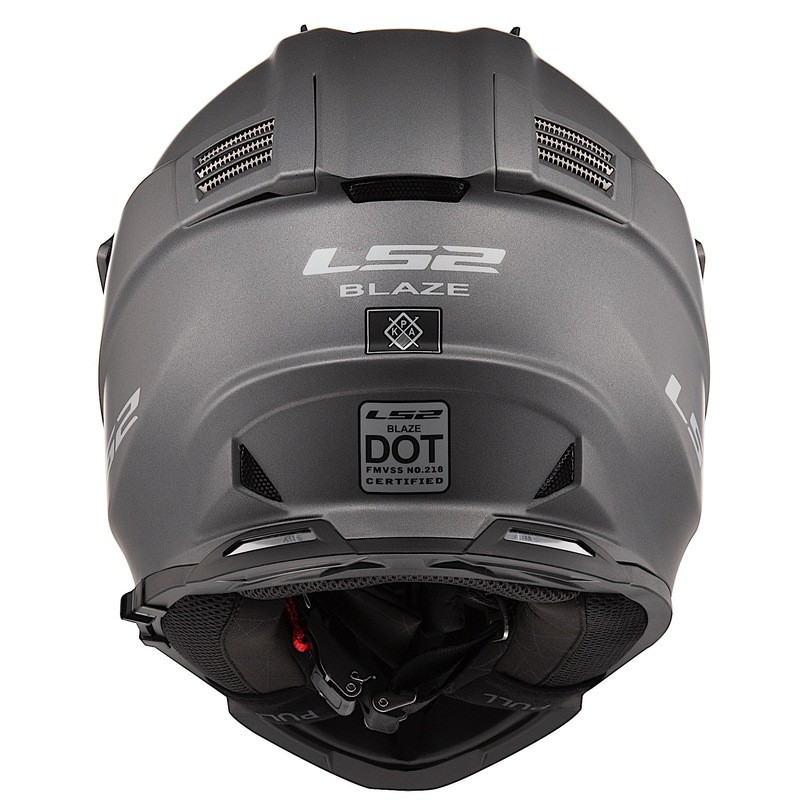 LS2 Blaze Solid Matte Titanium Helmet