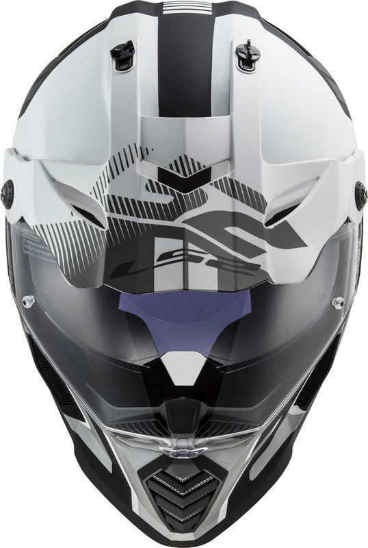 LS2 Blaze Sprint Gloss Black White Helmet