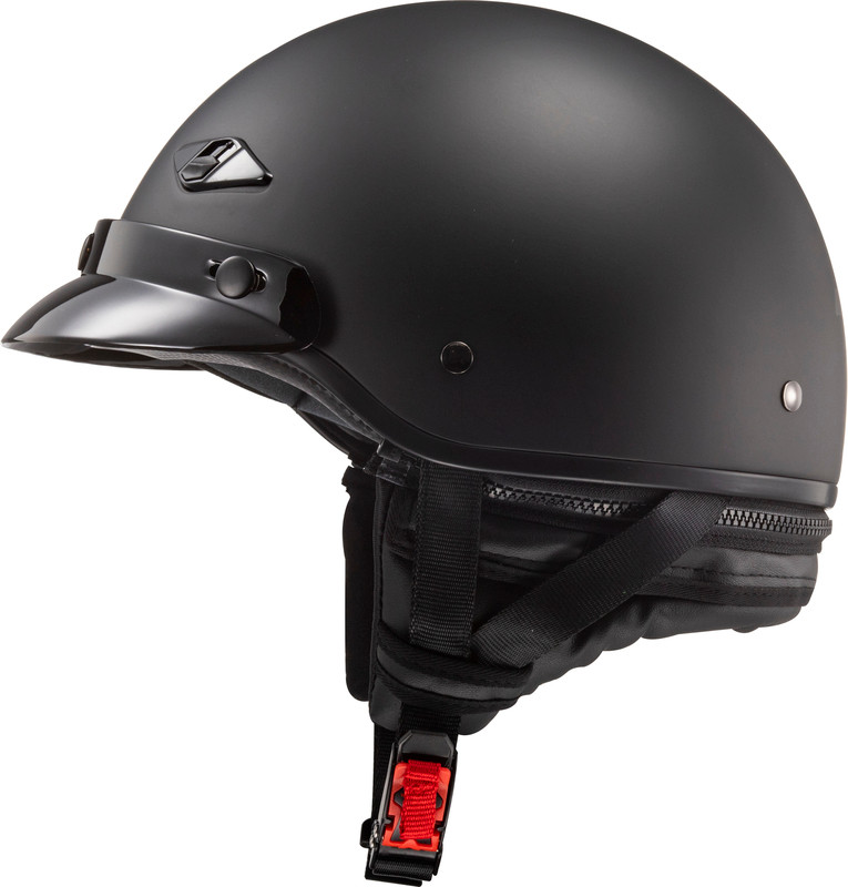 LS2 Bagger Solid Matte Black Helmet