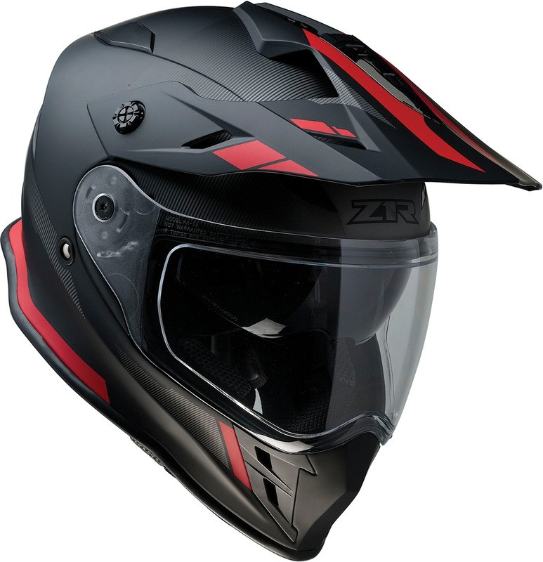 Z1R Range Uptake Black Red Helmet