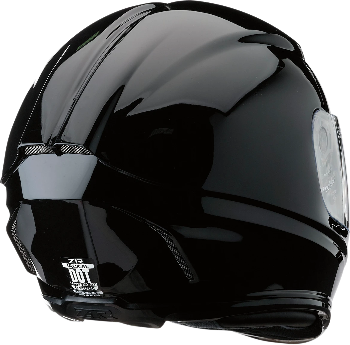 Z1R Jackal Solid Black Helmet