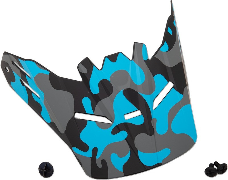 Z1R Youth Rise Camo Blue Visor