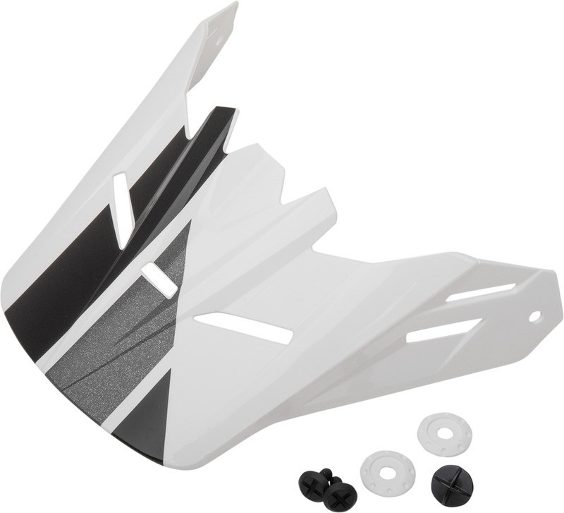 Z1R Youth Evac Gloss White Black Gray Visor Kit