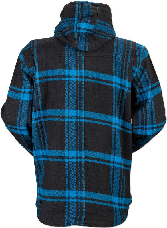 Z1R Timber Black Blue Flannel Shirt