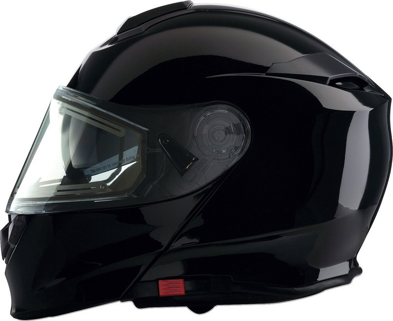 Z1R Solaris Modular Black Electric Shield Snow Helmet