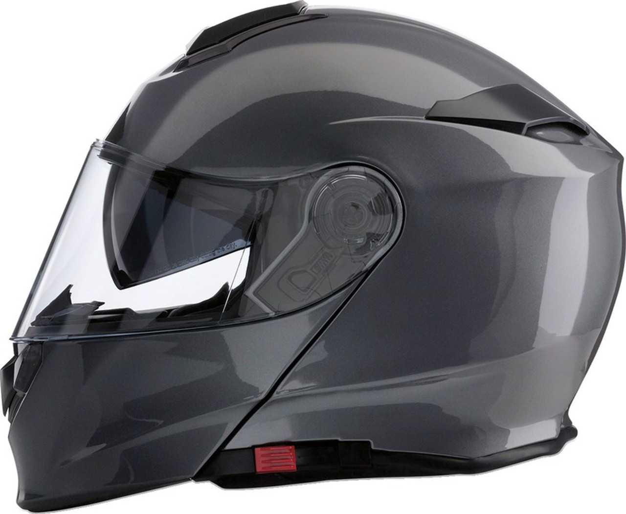 Z1R Solaris Modular Dark Silver Helmet