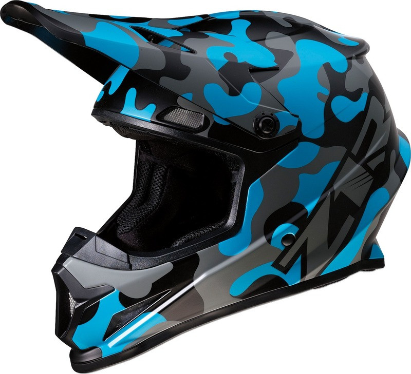 Z1R Rise Camo Blue Helmet