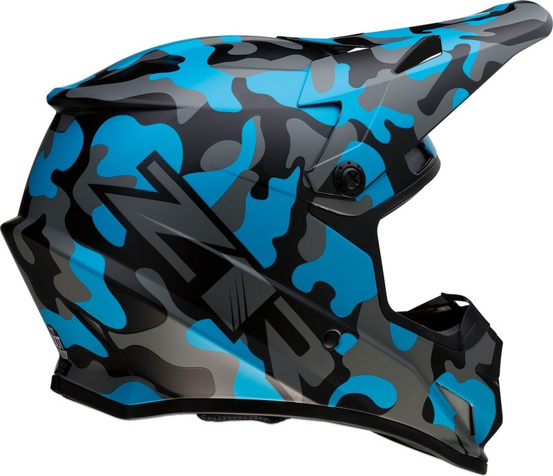 Z1R Rise Camo Blue Helmet