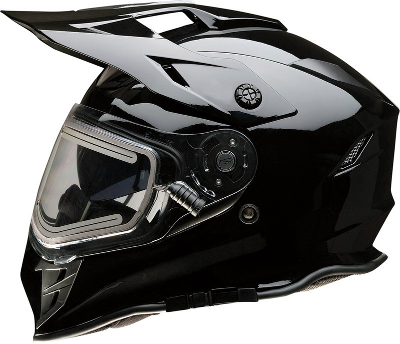 Z1R Range Snow Black Electric Dual Pane Helmet