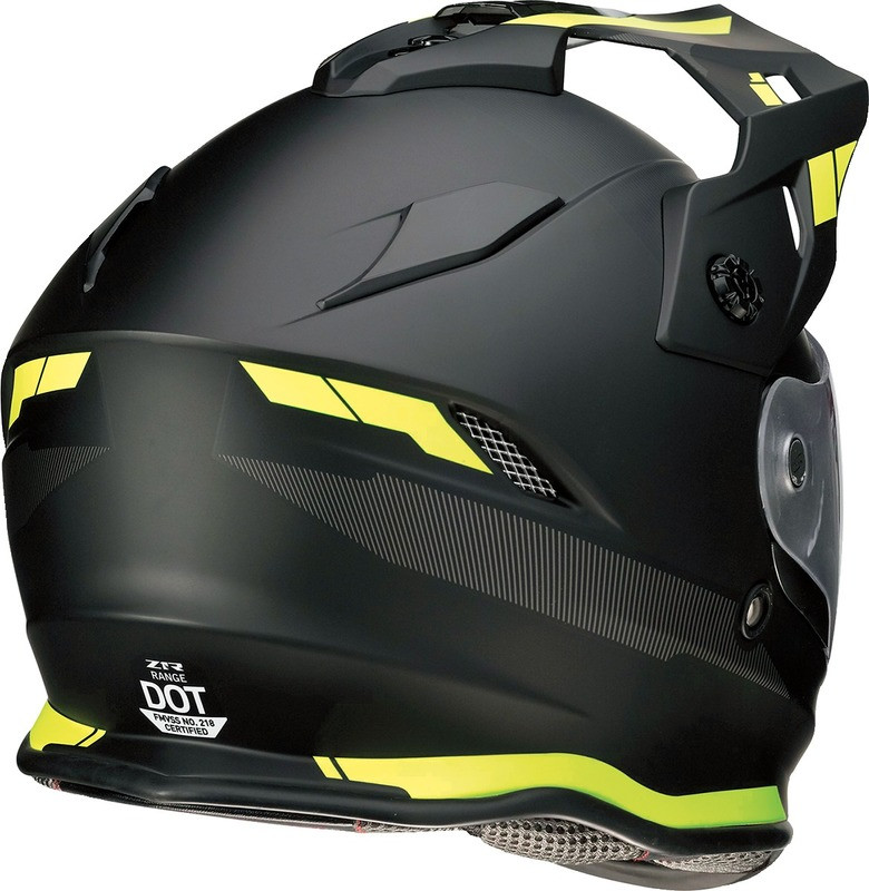 Z1R Range Uptake Black Hi-Viz Helmet