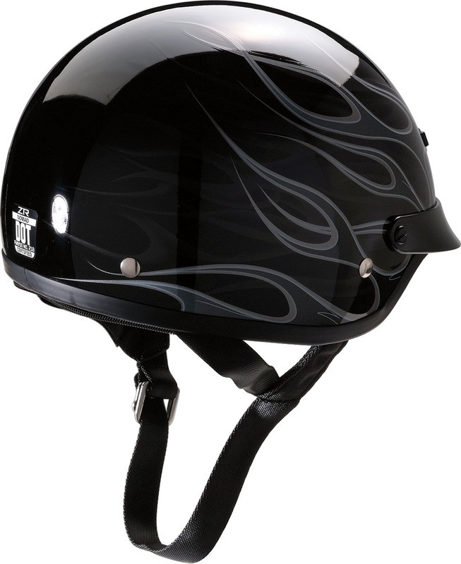 Z1R Nomad Hellfire Black Silver Helmet