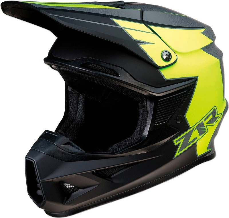 Z1R F.I. Hysteria Hi-Viz Yellow Gray MIPS Helmet