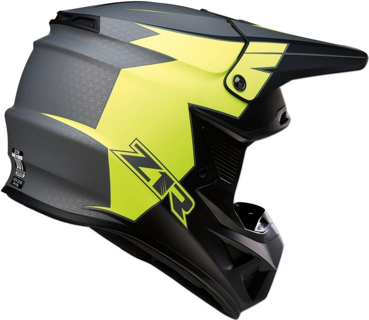 Z1R F.I. Hysteria Hi-Viz Yellow Gray MIPS Helmet
