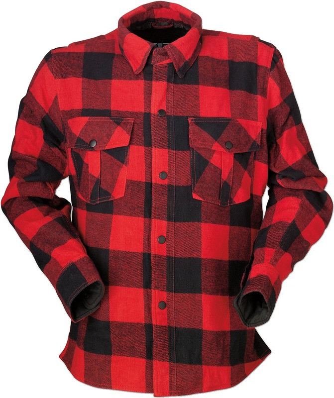 Z1R Duke Red Black Flannel Shirt